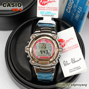 超稀少CASIO卡西欧G-SHOCK MRG-1001V-4A 金深海核弹 全新结束