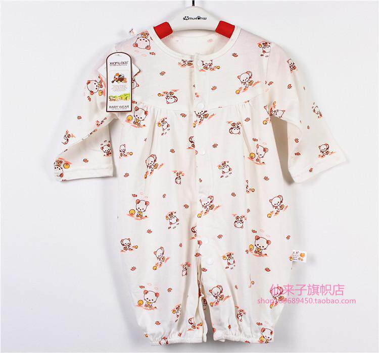 仙来子连身衣纯棉新生儿爬行服