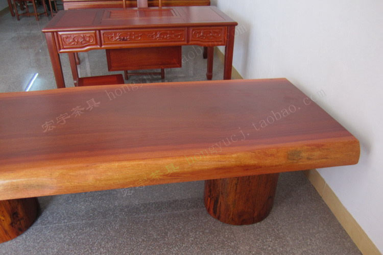 办公室专用非洲进口红花梨木大板整块实木大板茶桌茶几茶台