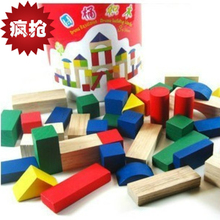 40粒 教学仪器 小学数学 大型积木 20519 木质