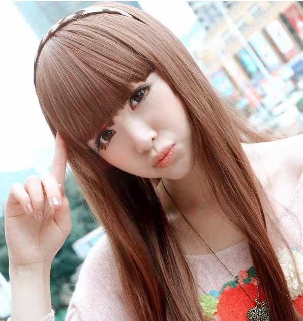 Perruque Long cheveux raides - Ref 2613534 Image 1