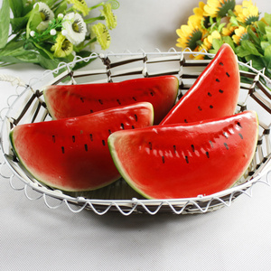 仿真西瓜片 水果蔬菜 家居橱柜摆件 超市餐厅农家乐