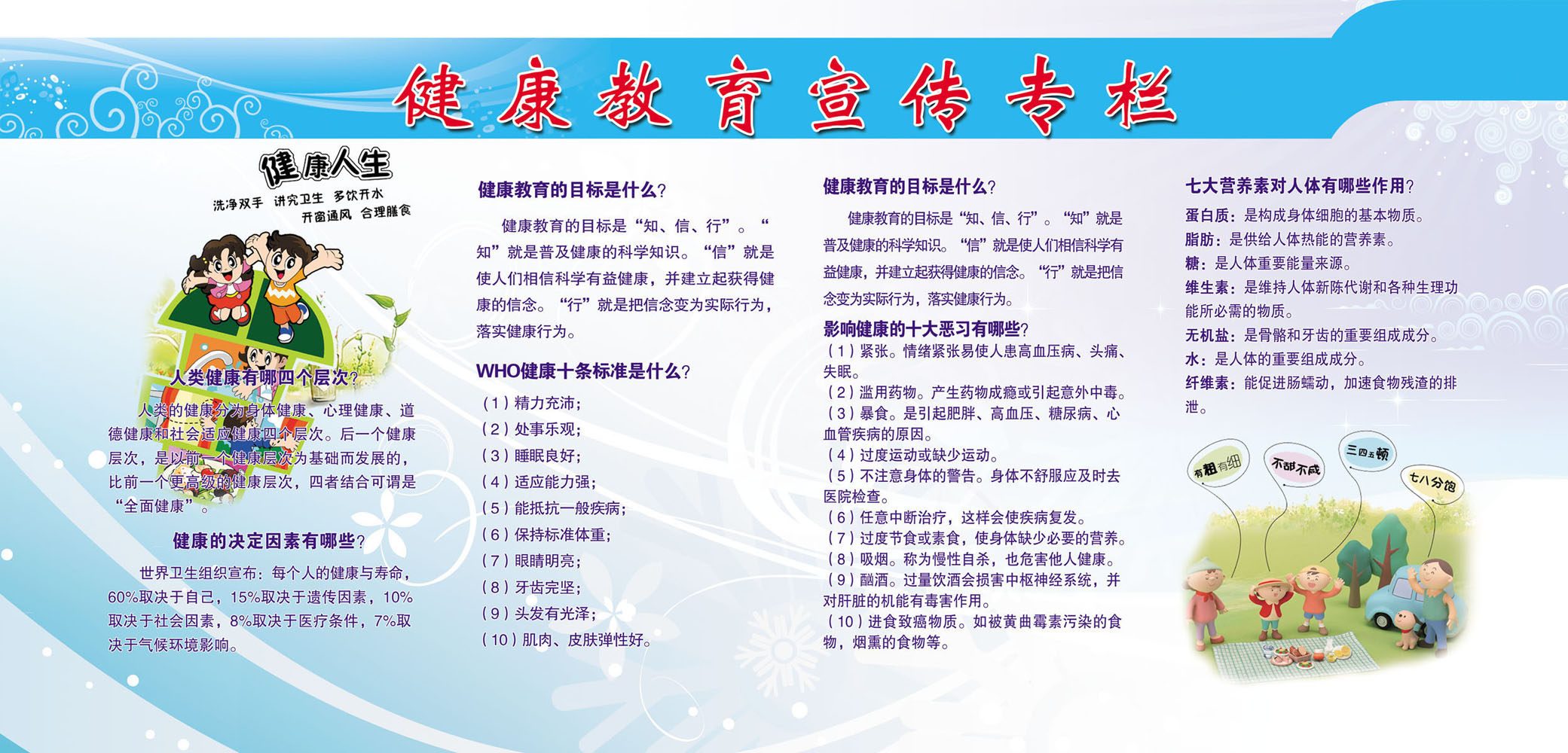 610海报印制海报展板素材223健康教育宣传专栏(27)