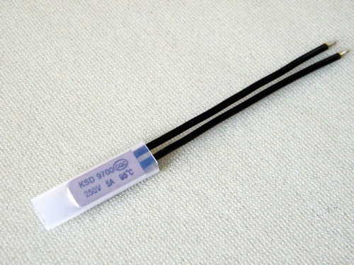 95度常开 KSD9700 金属壳温控开关 热保护器 感温 95度自动接通