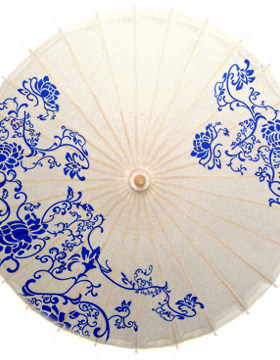 泸州油纸伞\古典青花771\舞蹈影视\装修收藏\防雨防晒\古典晴雨伞