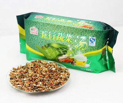 得利来斯 五行蔬菜汤 正品包邮 牛蒡五行蔬菜汤 225克 买5送1