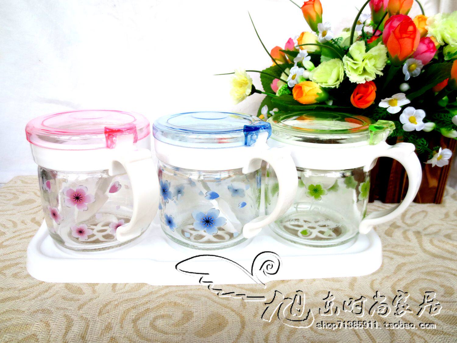 quality goods Glass Sticker Cruet With cover suit Condiment bottles Sauce pot Seasoning boxin the Kitchen/Cooking utensils , Kitchen Gadgets/Kitchen storage , Storage jars/Kitchen storage containers , Seasoning bottles  category - from Buy2taobao.com to provide professional Taobao agent buy service