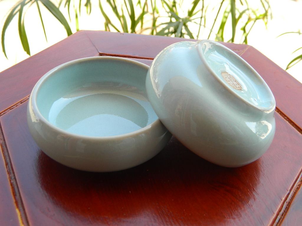 汝州原产地窑 郭留江郭氏汝瓷茶具 手拉坯支钉 开片品茗禅定杯子