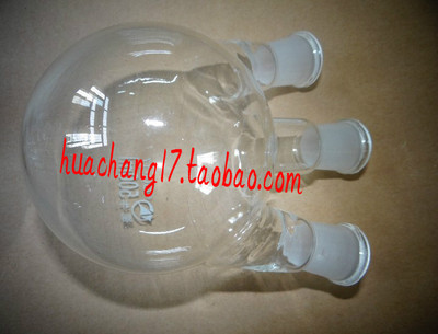 蜀牛三口烧瓶25/50/100/150/250/500/1L2L3L5L10L20L50口塞可订做