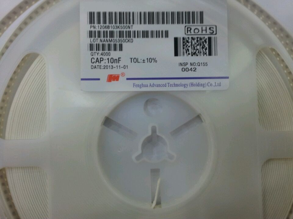 Ô×°·ç»ªÌùƬµçÈÝ 1206 563M +-20% 50V 563P 56nF Y5V²ÄÖÊ