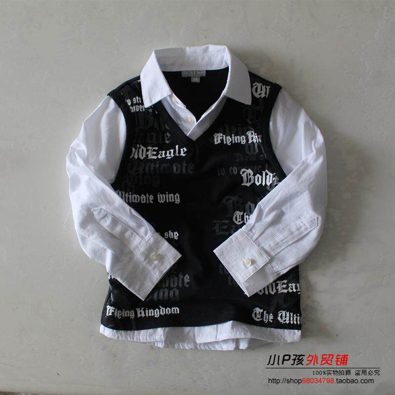 Chemise garcon à manche longue - Ref 2079630 Image 1