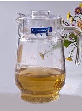 弓箭乐美雅无铅玻璃水壶 冷水壶 饮料果汁壶大容量凉茶壶加厚玻璃