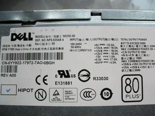 Dell t3400电源 Dell YY922 YN637 525W N525E-00 NPS-525AB A