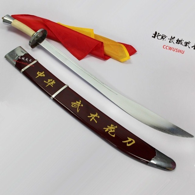 儿童/成年/中华武术表演刀/太极刀/软刀/单刀/武术刀木兰刀未开刃