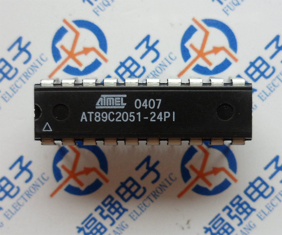 AT89C2051-24PU/PI 微控制器 8位 8051 2K闪存 DIP-20 全新原装