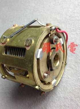 全铜金属外壳空气可调电容器单联126PF特殊结构中心360度转动