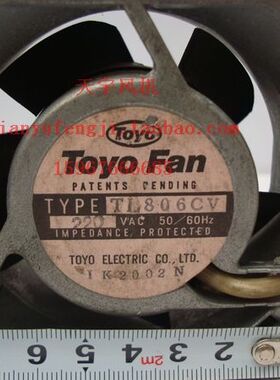 2 进口原装 轴流风机 风扇 8038 TOYO TL806CV  220V