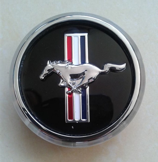 野马V63.7 GT500轮毂标 车轮标 轮毂盖 车轮贴 车标原厂配件