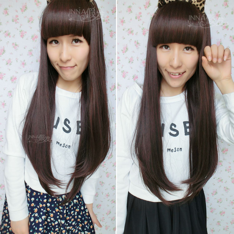 Perruque Long cheveux raides - Ref 2613819 Image 1