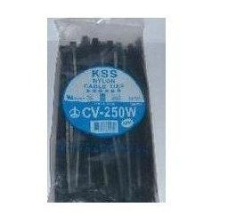 原装台湾KSS 尼龙扎带 CV-200SB 203×3.2 mm 黑色假一罚十