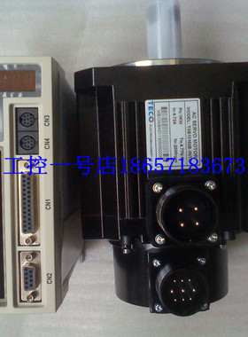 全新台湾东元伺服电机1KW JSMA-MB10ABK01+驱动器JSDEP-30A套装
