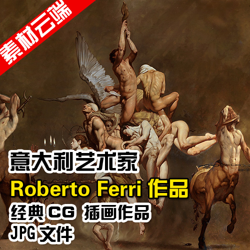 意大利艺术家roberto.ferri作品 铅笔描绘 唯美手绘素材图片