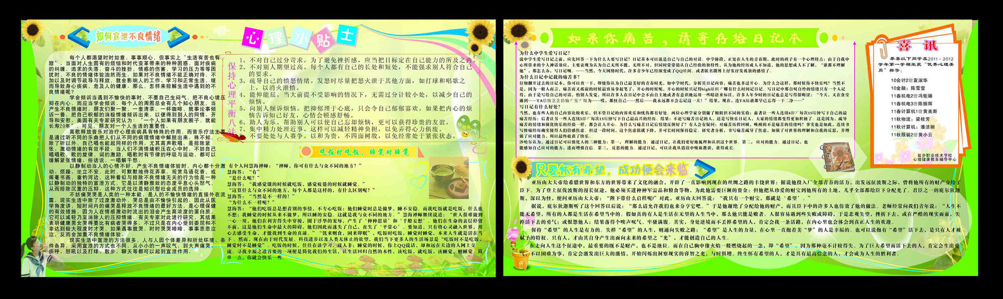 海报印制209海报展板素材(制作)3556心理知识常识小贴士