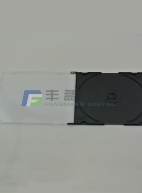 薄黑色CD盒 光盘盒子 CD光盘盒 单片装薄黑色盒子 光盘盒 光盘保护盒子