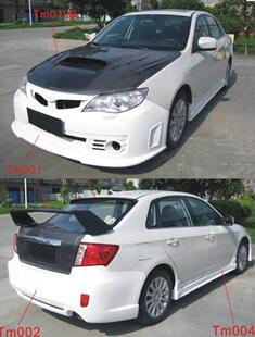 10代翼豹WRX三厢改装STI款前杠\后杠\侧裙大包围2.0R\2.5T