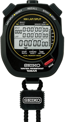 计时表秒 Seiko精工多功能游泳运动秒表 s141 (包发票）