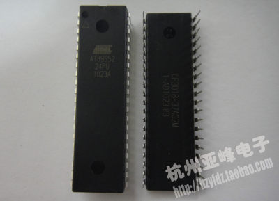 ATMEL原装单片机AT89S52-24PU  AT89S52-24PI DIP-40直插