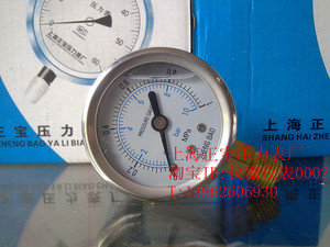 YN50  1mpa 1/4螺纹 耐震压力表 可订做压力量程 表盘LOGO