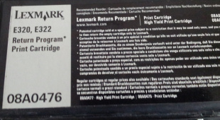 Lexmark 08A0476 E320 E323 硒鼓 E322 适用