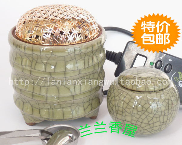 电熏炉调温定时香薰炉电香炉 电子熏香炉 香道精油炉艺霖坊车载