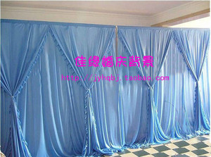 婚庆背景 道具 场景布置 结婚 新M款舞台背景纱幔 婚礼创意用品3*