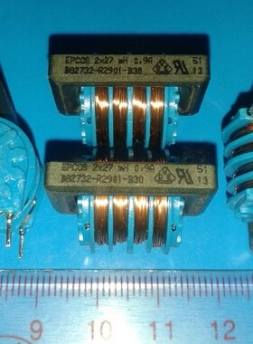 2x27mH 0.9A EPCOS西门子原装进口共模电感