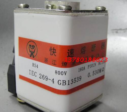 RS4 160A 800V 快速熔断器带微动 燎原电器