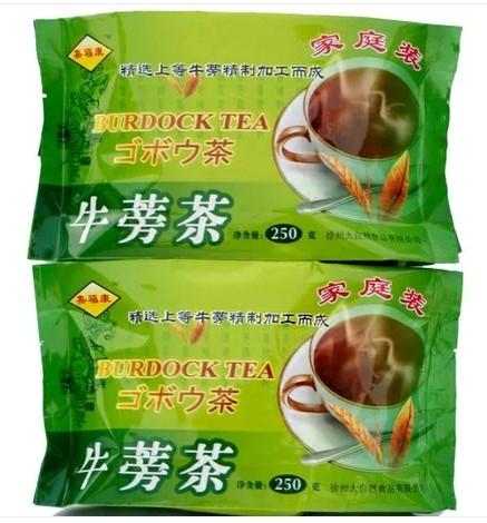 徐州大自然牛蒡茶黄金牛旁茶250克 新鲜牛膀根片养生茶正品包邮