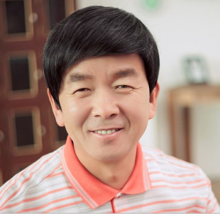 中老年男士花白假发 偏黑少量白发短直发 表演爸爸快退休的老人