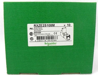 原装正品施耐德（上海） Schneider 小型继电器座 RXZE2S108M