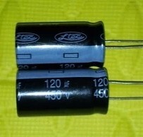 【软脚】450V120UF 全新电解电容 120UF450V 450V120 400V120UF