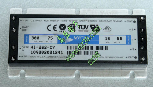 VICOR WI-262-CY电源模块 支持220V整流滤波后300V转15V 50W