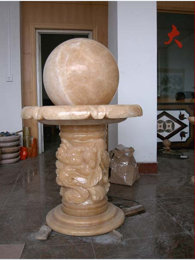 大型流水喷泉汉白玉