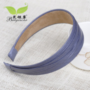 Bagen grass headband hairband hair accessories fabric skin Korea wide-brimmed headdresses handmade jewelry issuing pure shade width