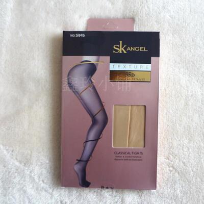 SK30D打底丝袜连裤缎面踩脚加档