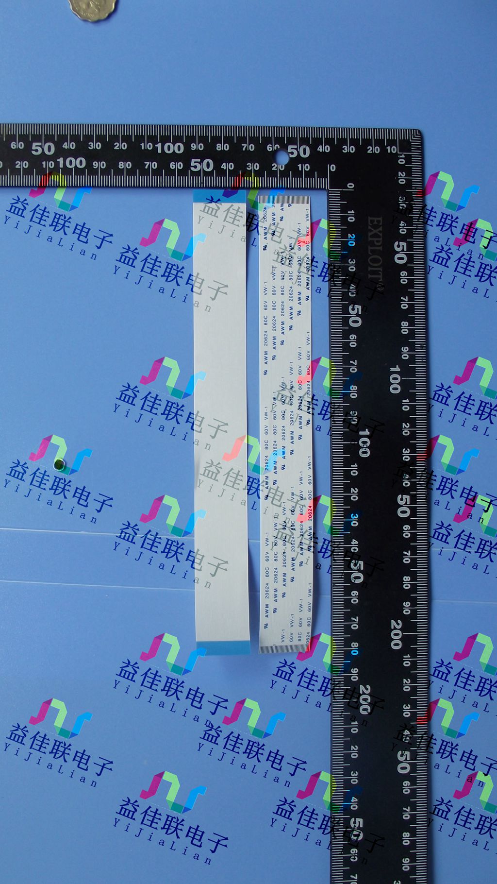 FFC扁平软排线 FPC液晶屏线0.5mm-40p-180mm-同向环保