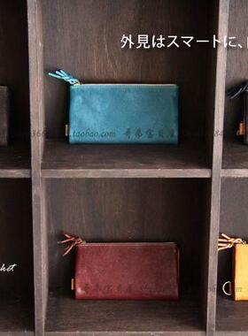 超值 日本订单双胞胎加厚羊皮真皮钱包女 钱包女长款 钱包男