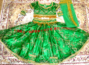 舞蹈服 演出服 印度服 儿童印度舞6服装 鸿舞衣