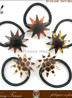 商城新品 法国韦妮WEINY 小小海星发圈/发绳D2001◆5色选