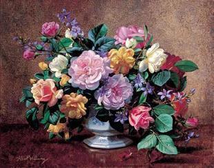 超清晰彩色重绘十字绣图纸/源文件威廉姆斯花336 264